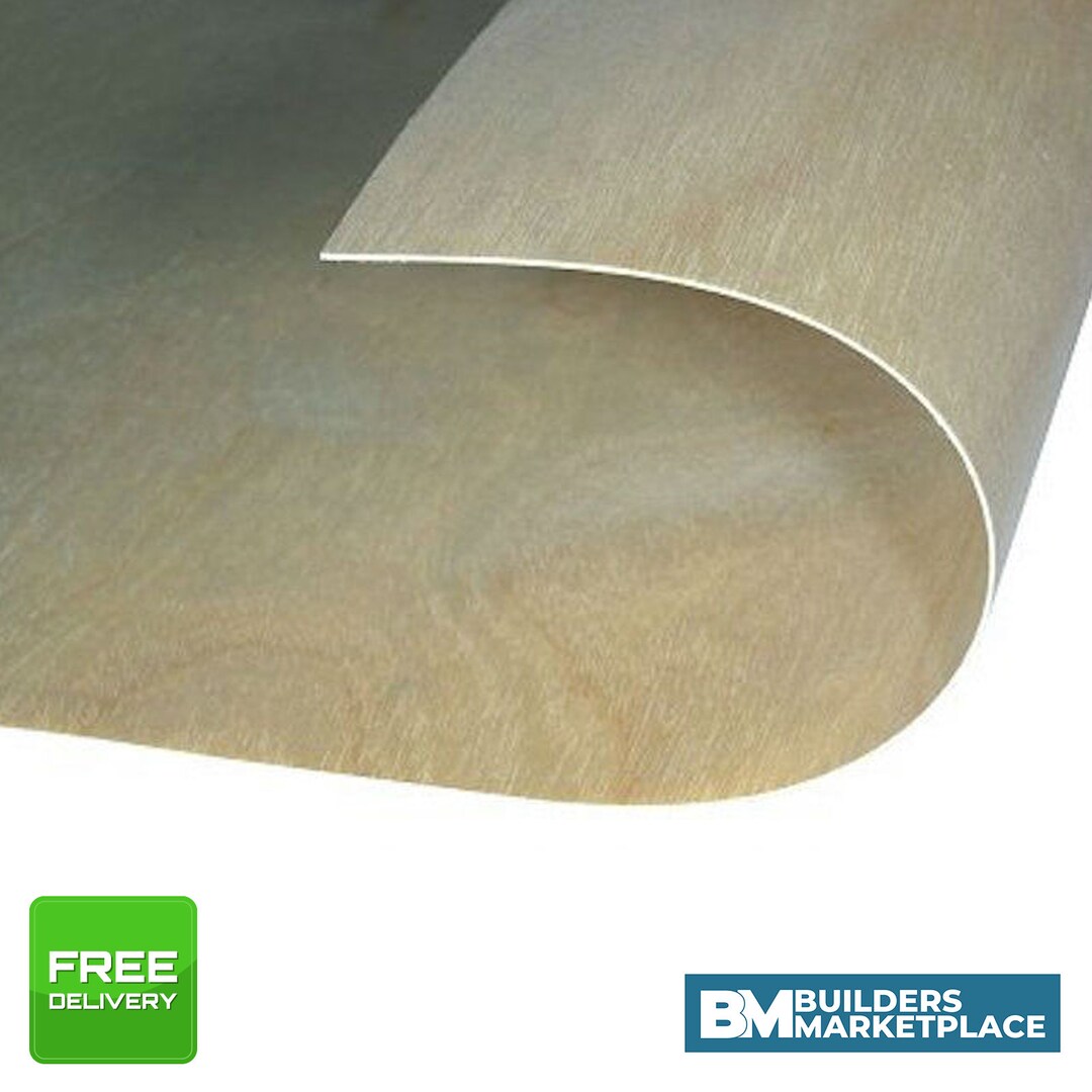 洋書 BENT PLY Long Edge Bends to Long Edge -8mm Flexi Ply Bendy Plywood