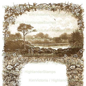 Imprimíveis vintage, download digital moldura de flor de maçã, ilustração, borda, clipart vitoriano vintage, colagem digital
