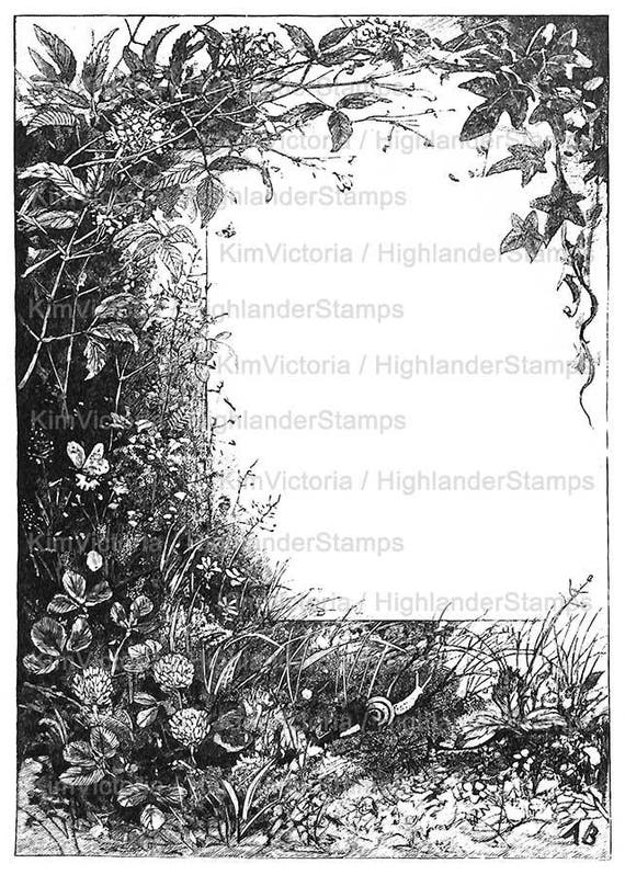 Garden Border Clip Art Black And White
