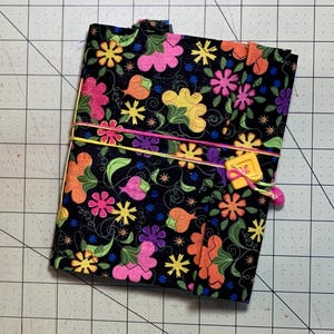 Handmade Floral Fabric Cover Junk Journal