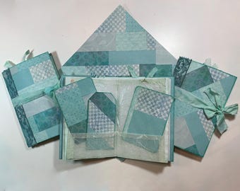 Turquoise & Teal Handmade Creative Journal
