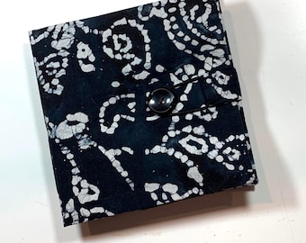 Black Batik Junk Journal: writing, scrapbooking, glue book, fun