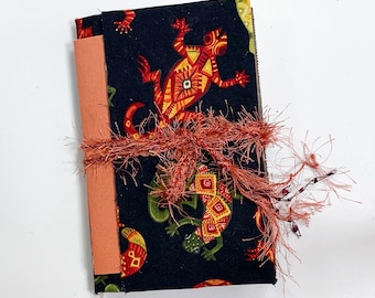 Southwest Lizards Paper Bag Junk Journal: writing, scrapbooking, art, glue book