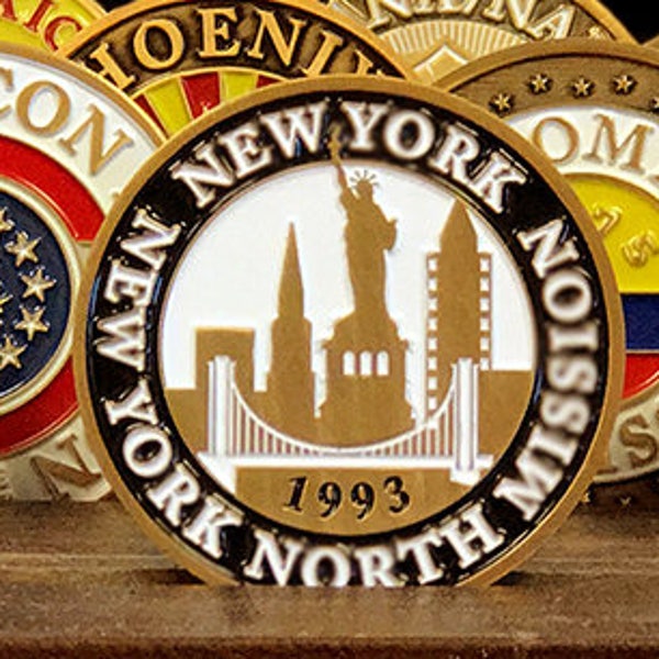 New York New York North Mission Commemorative Mission Coin
