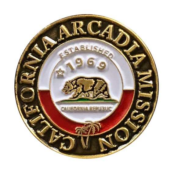 California Arcadia Mission Lapel Pin LDS Etsy