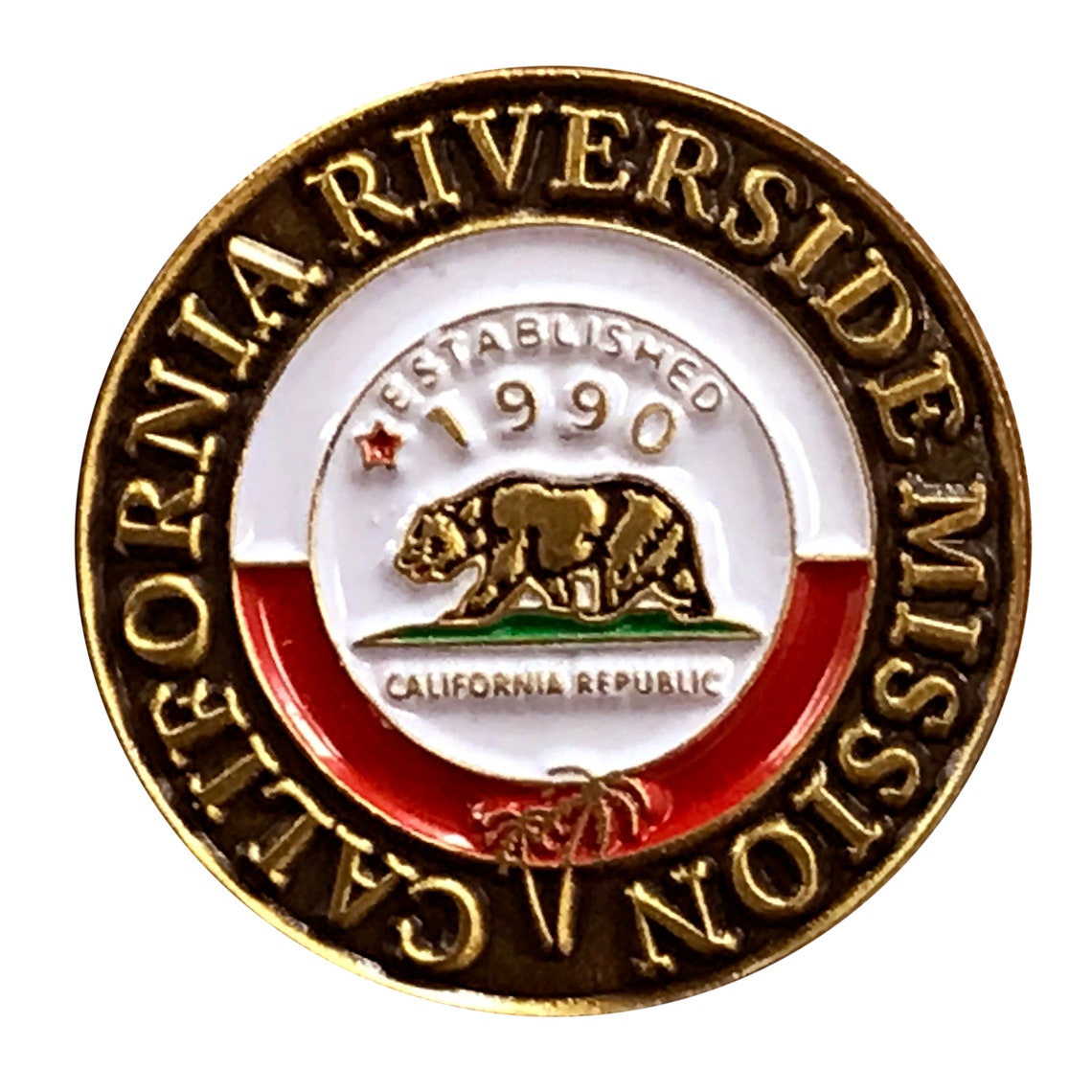 California Riverside Mission Lapel Pin LDS Etsy