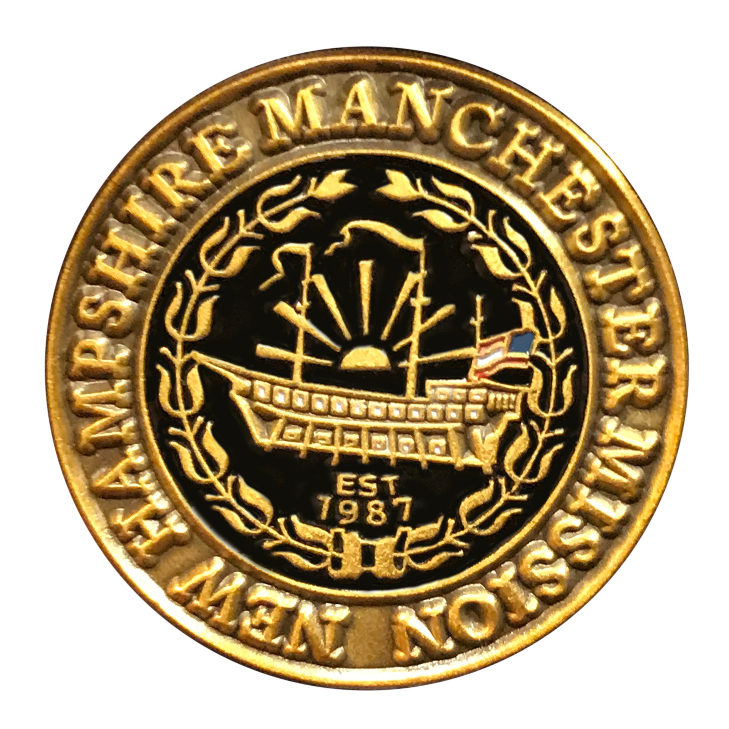 New Hampshire Manchester Mission lapel pin LDS Etsy
