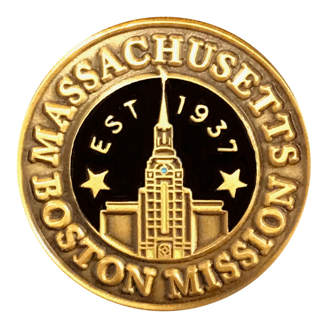 Massachusetts Boston Mission lapel pin LDS Etsy Italia