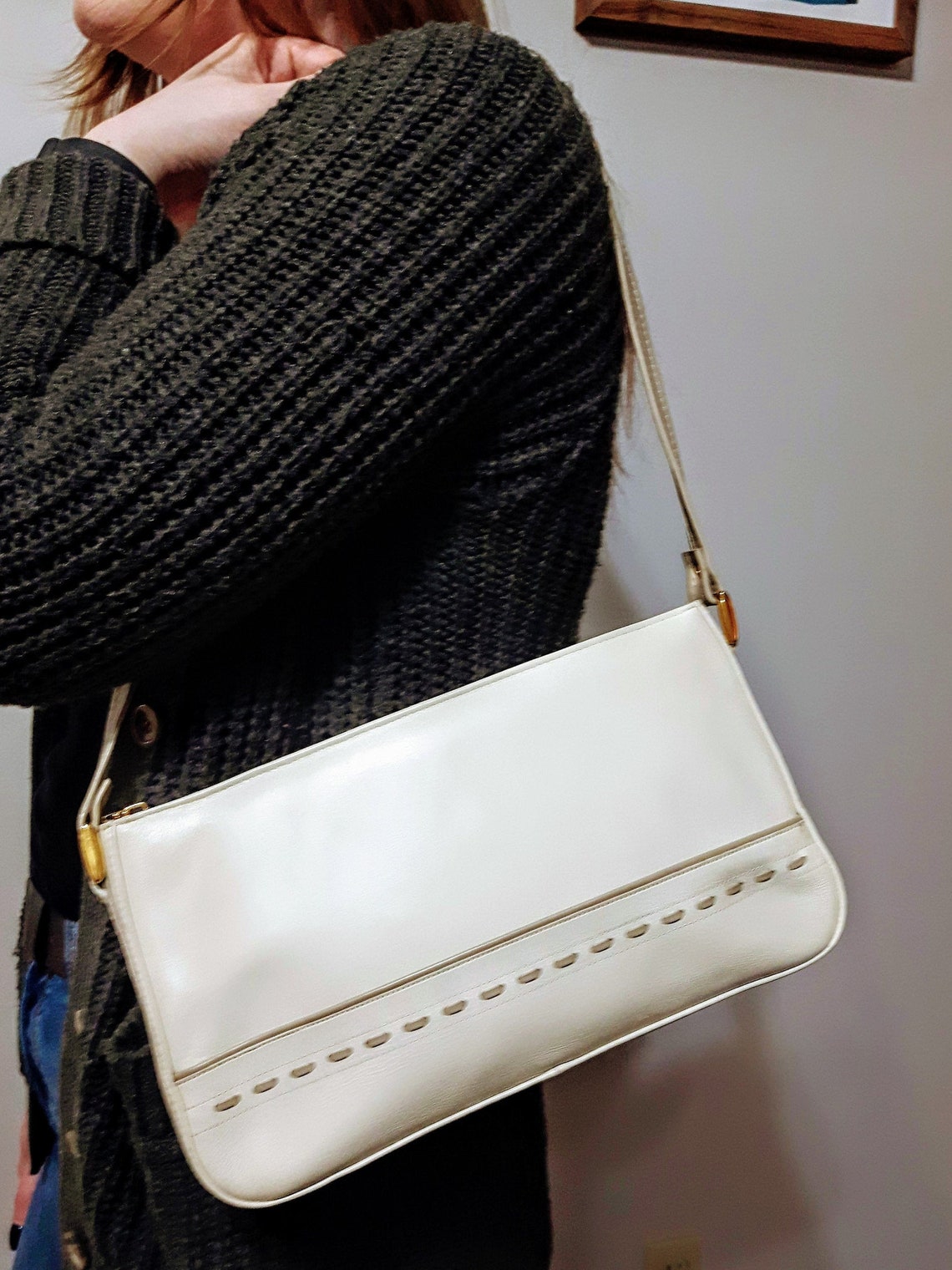 off white purse white