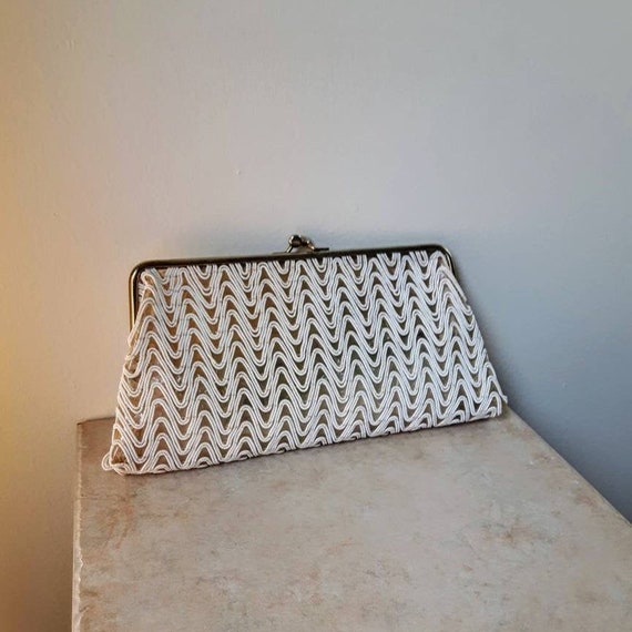 Mid Century Vintage Formal Beaded Clutch Bag | 194