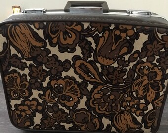 Rare one of a kind 1970s Towncraft vintage suitcase
