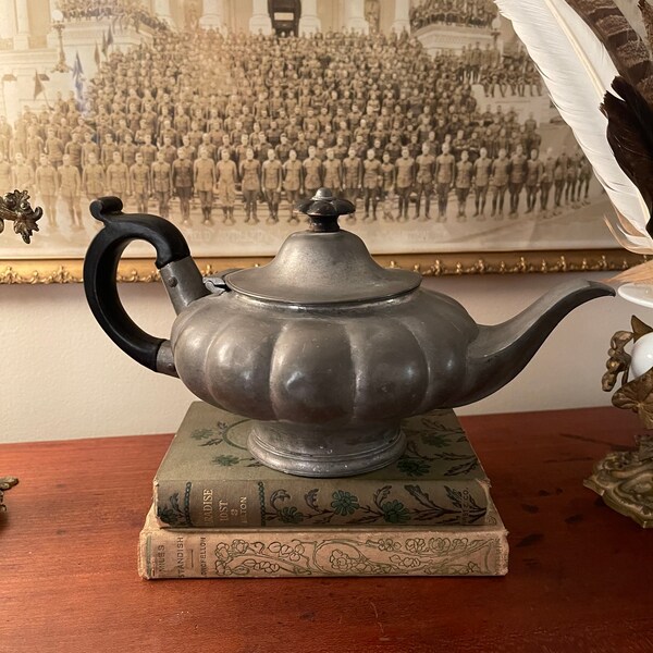 Pewter Teapot Etsy