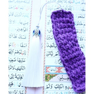 Crochet Tassel Bookmark: Handmade Quran/Islamic Gift