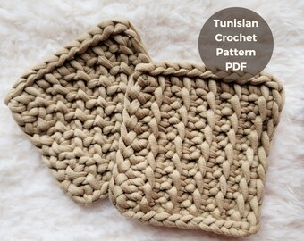 Crochet coaster pattern, crochet coasters, Tunisian crochet pattern, crochet home decor, crochet home, pdf pattern, crochet kitchen pattern