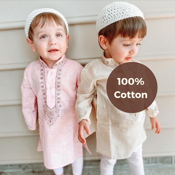 READY TO SHIP 100% Cotton Prayer Hat - Islam Skull Cap - kids kufi - Namaaz Hat - Ramadan Gifts for Kids - Eid Gifts for Kids - baby kufi