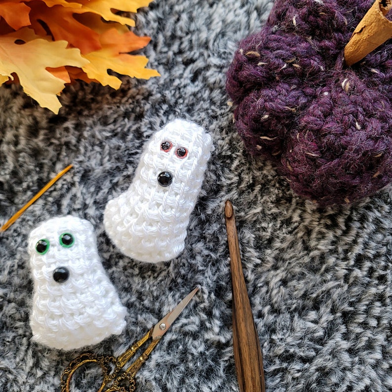 Crochet ghost pattern, crochet pattern, amigurumi pattern, crochet ghost amigurumi pattern, Halloween crochet amigurumi pattern, baby ghost image 5