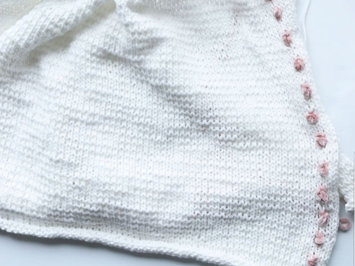 Easy Knitting Pattern Baby Knit Pattern Baby Wrap Pattern Etsy