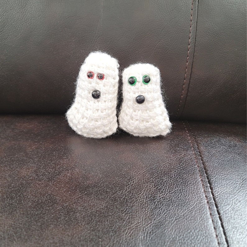 Crochet ghost pattern, crochet pattern, amigurumi pattern, crochet ghost amigurumi pattern, Halloween crochet amigurumi pattern, baby ghost image 3