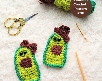 Crochet avocado, crochet food pattern, crochet fruit, crochet play food, amigurumi pattern, crochet food, crochet pattern, kawaii crochet