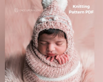 Silver Lining Bonnet|Knit Bonnet Pattern|Knitting Pattern|Knit Hat Pattern|Knit Baby Pattern|Baby Bonnet Pattern|Toddler Bonnet Pattern