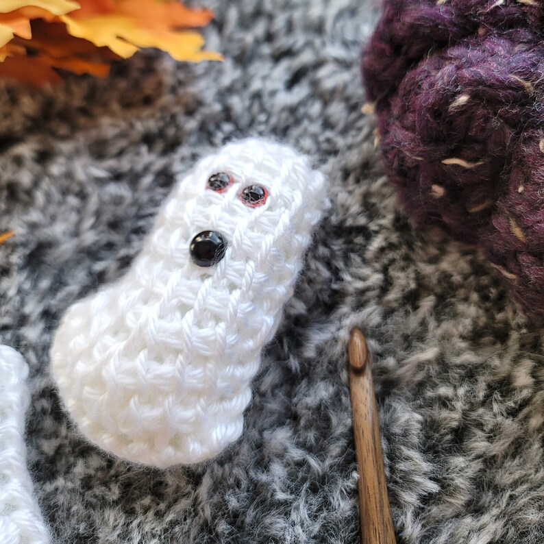 Crochet ghost pattern, crochet pattern, amigurumi pattern, crochet ghost amigurumi pattern, Halloween crochet amigurumi pattern, baby ghost image 6