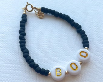 Beaded bracelet | baby bracelet | toddler bracelet | Halloween bracelet | gold filled | customized bracelet | handmade | women's bracelet