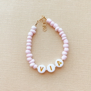 Personalized name bracelet | customized bracelet | gold filled jewelry | beaded bracelet | baby bracelet | womens bracelet | handmade
