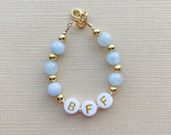 Personalized name bracelet | customized bracelet | gold filled jewelry | beaded bracelet | baby bracelet | women’s bracelet | BFF bracelet