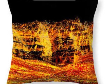 Vermillion Stunning Velvet Cushion Cover Pillow Throw Limbali Black Edition