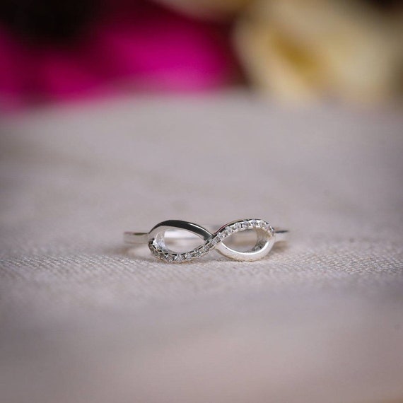 Original NOW & FOREVER Infinity Ring by Donnaodesigns - Etsy | Infinity ring,  Silver infinity ring, Love ring