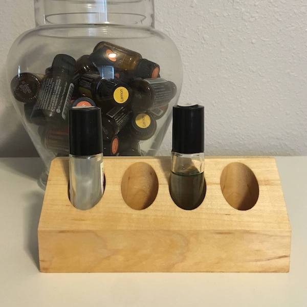 Maple Essential Oil Storage Roller Bottle Display/Holder