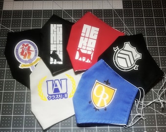 Anime High School - Uniform Masks