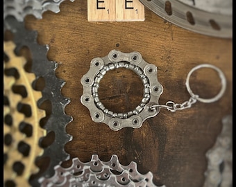 EE Keychain with Ball Bearing and Chain