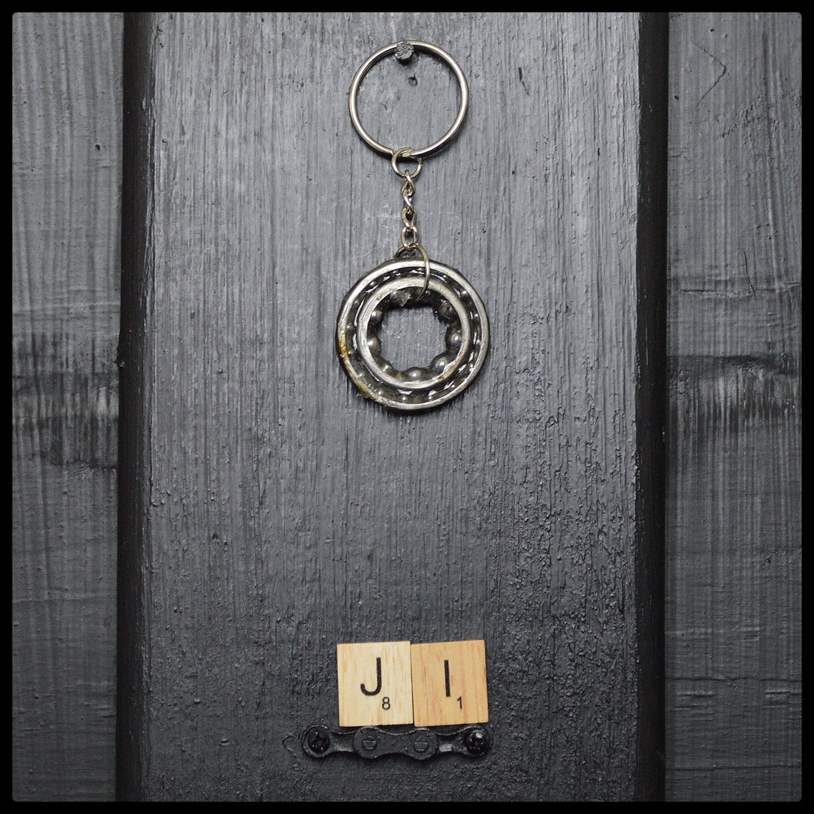 JI Keychain With Double Ball Bearings Etsy UK
