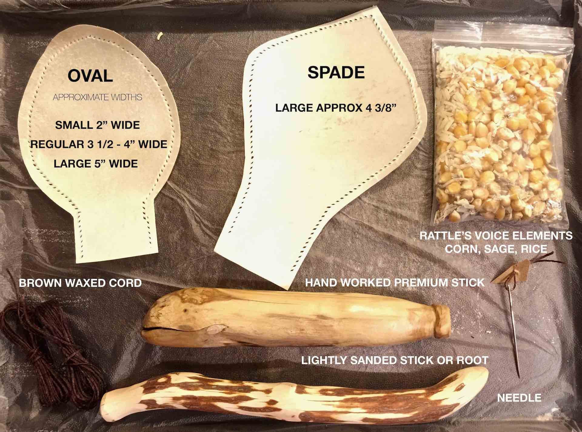 Shaman Rattle Kit Make Your Own Shamanic Rattle Elk | Etsy