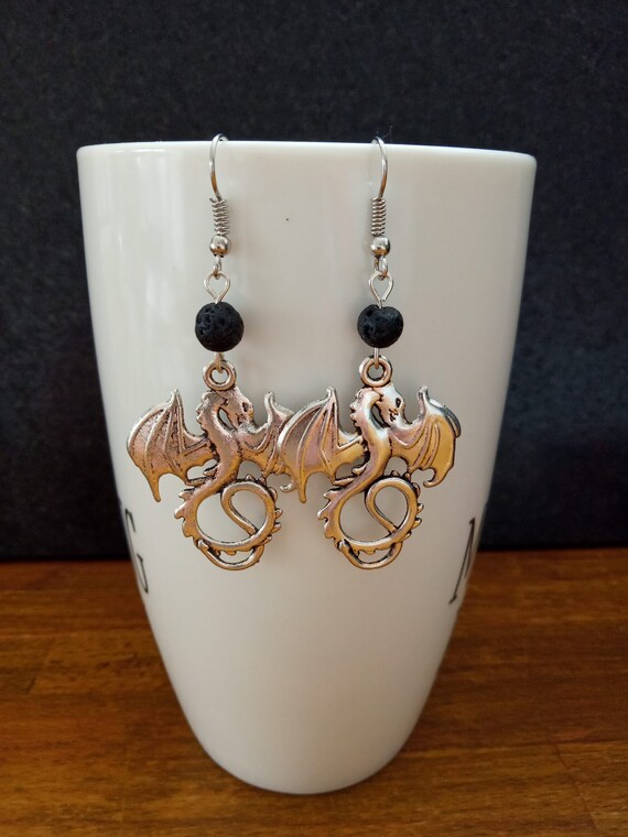 Dragon drop earrings discount