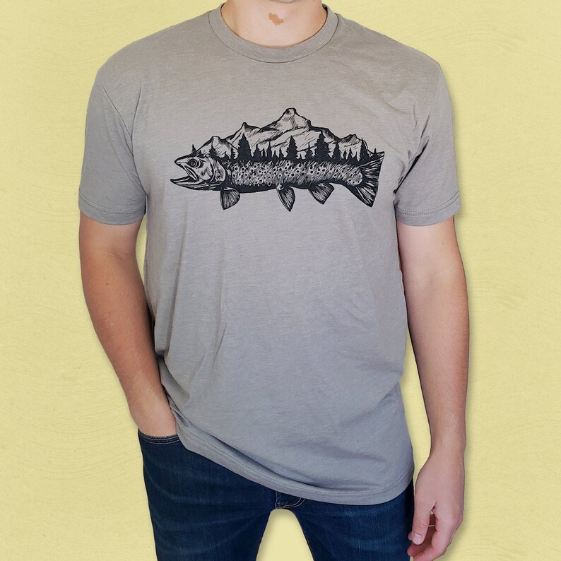 Men's Fly Fishing Shirt Outdoors Fishing Shirt Etsy