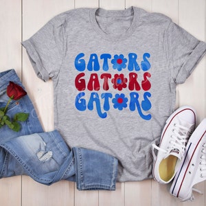 Gators Gators Gators Retro Flower