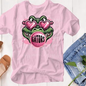 Gator Bubble Ready-to-Press DTF Transfer for T-Shirts | Perfect for Back to School | School Spirit Transfer