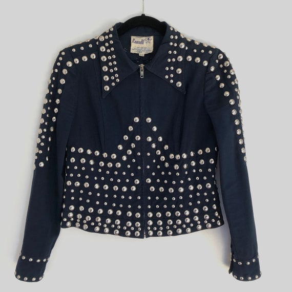 RONCELLI 1970s STUDDED JACKET