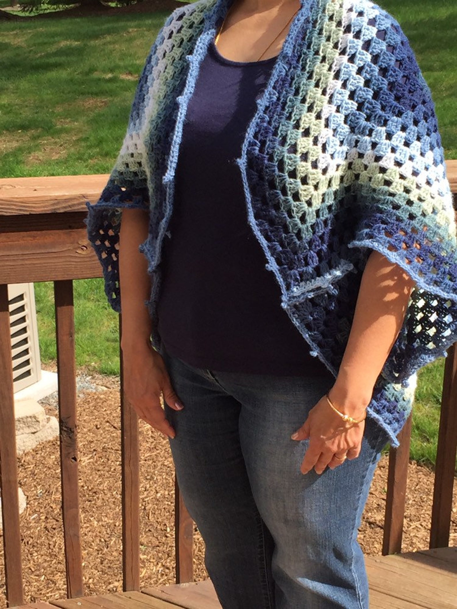 Crochet shrug Granny square shrug Summer wear Spring shrug Etsy