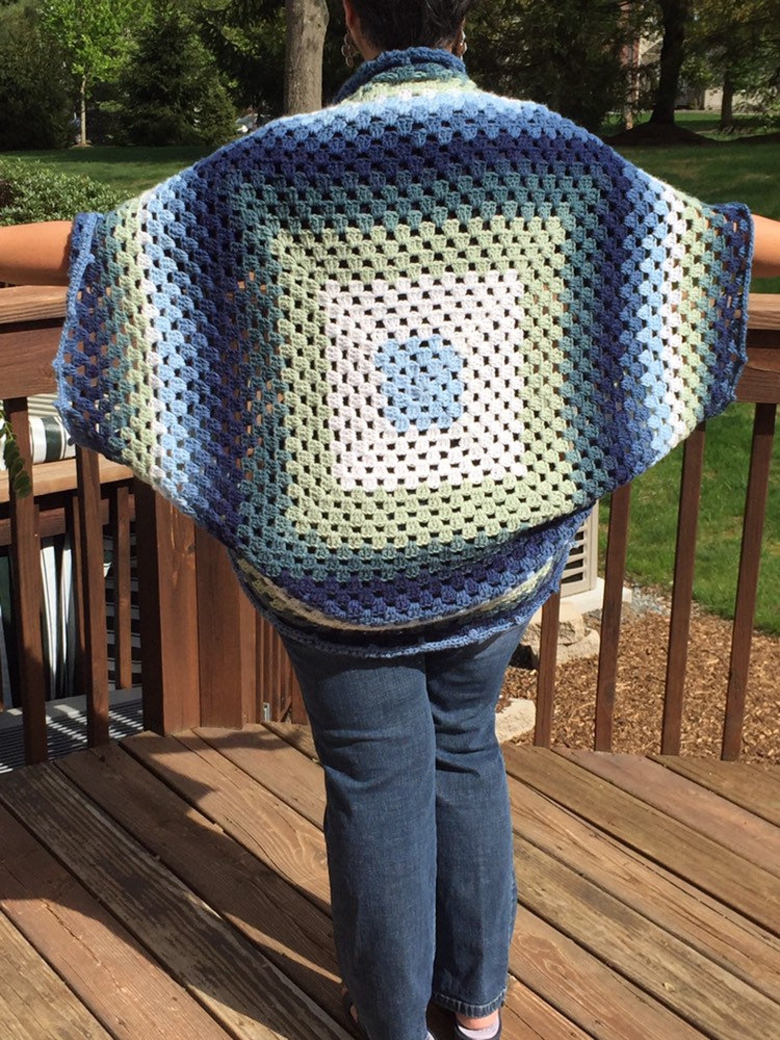 Crochet shrug Granny square shrug Summer wear Spring shrug Etsy