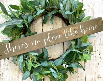 There's No Place Like Home Wood Sign, Pallet Wood Sign, Rustic Farmhouse, Housewarming, Realtor Gift, Country Decor, No Place Like Home