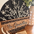 Wooden Door Sign, Family Name Sign, Engagement Gift, Housewarming Gift, Personalized Sign, Last Name Sign, Front Door Welcome, Wedding Gift