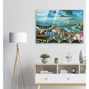Impresión Acrílica De Artesania De Nicaragua Central America Nicaraguan Acrylic Print Wall Art image 2