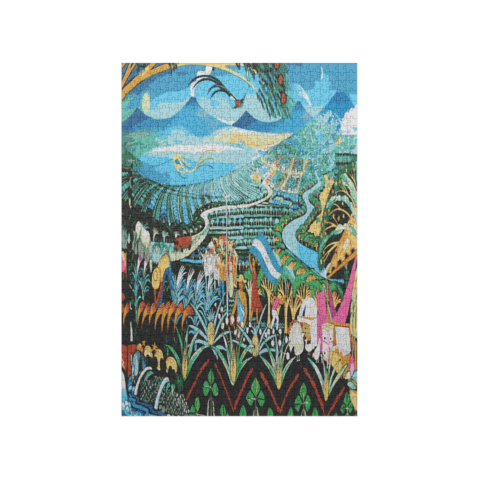 Nicaraguan Souvenir Jigsaw Puzzle For Adults 1000 Pieces Rompecabezas De Arte De Nicaragua Para Adultos 1000 Piezas Limited Edition