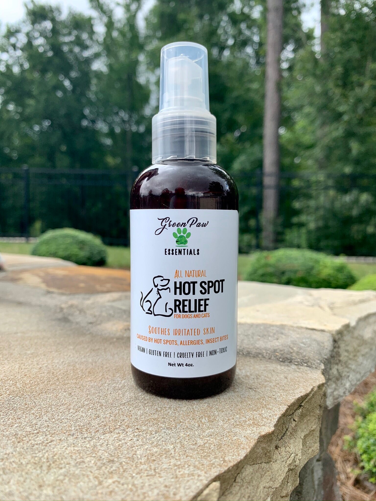 All Natural Hot Spot Relief Spray Etsy