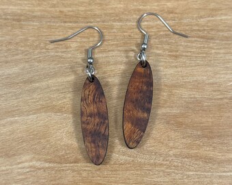 Koa Wood Earrings