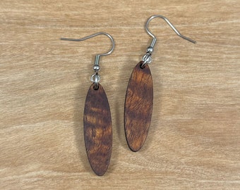 Koa Wood Earrings