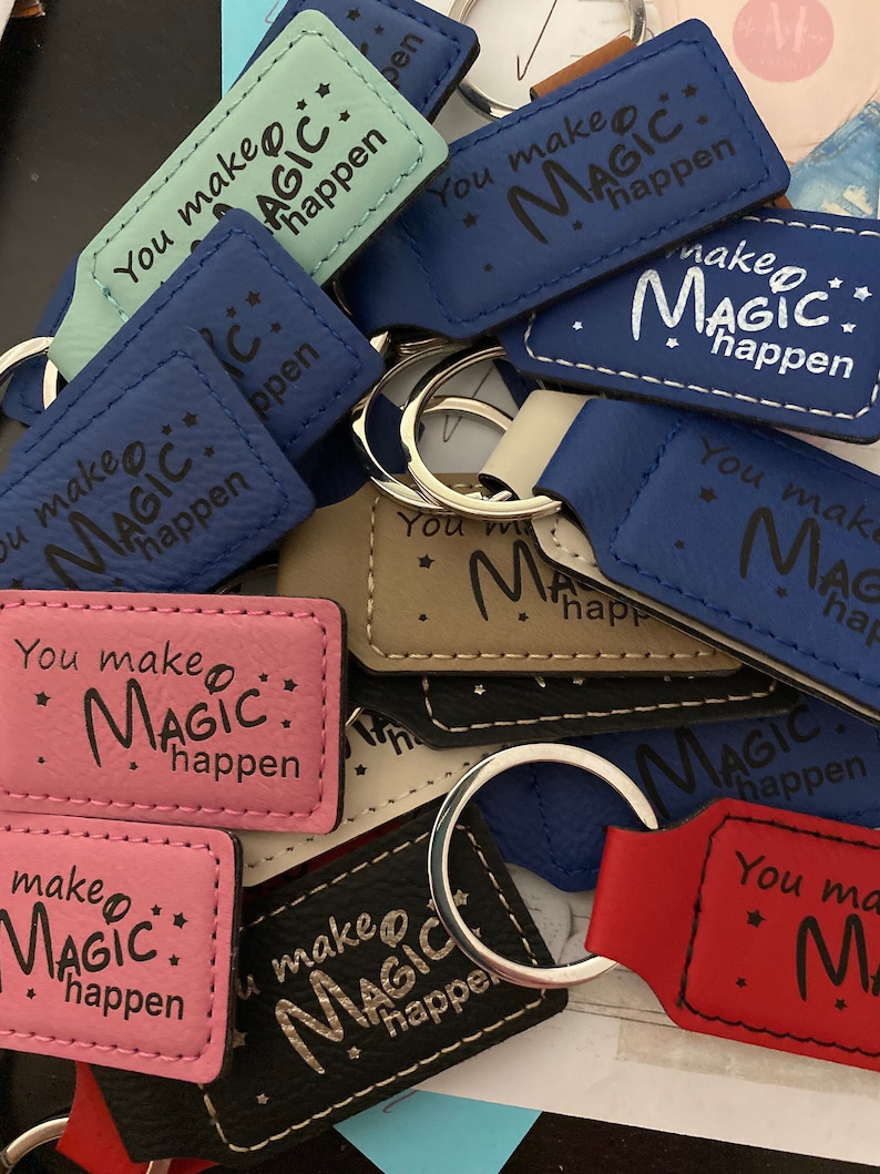 Magic Keys Keychains Cast Member Gift, Magic Key Ring, You Make Magic Happen Key Chain ...